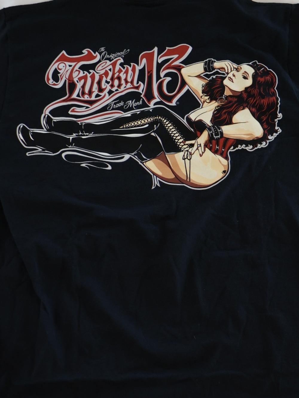 Miss LA Roux graphic short sleeve T shirt by Lucky 13